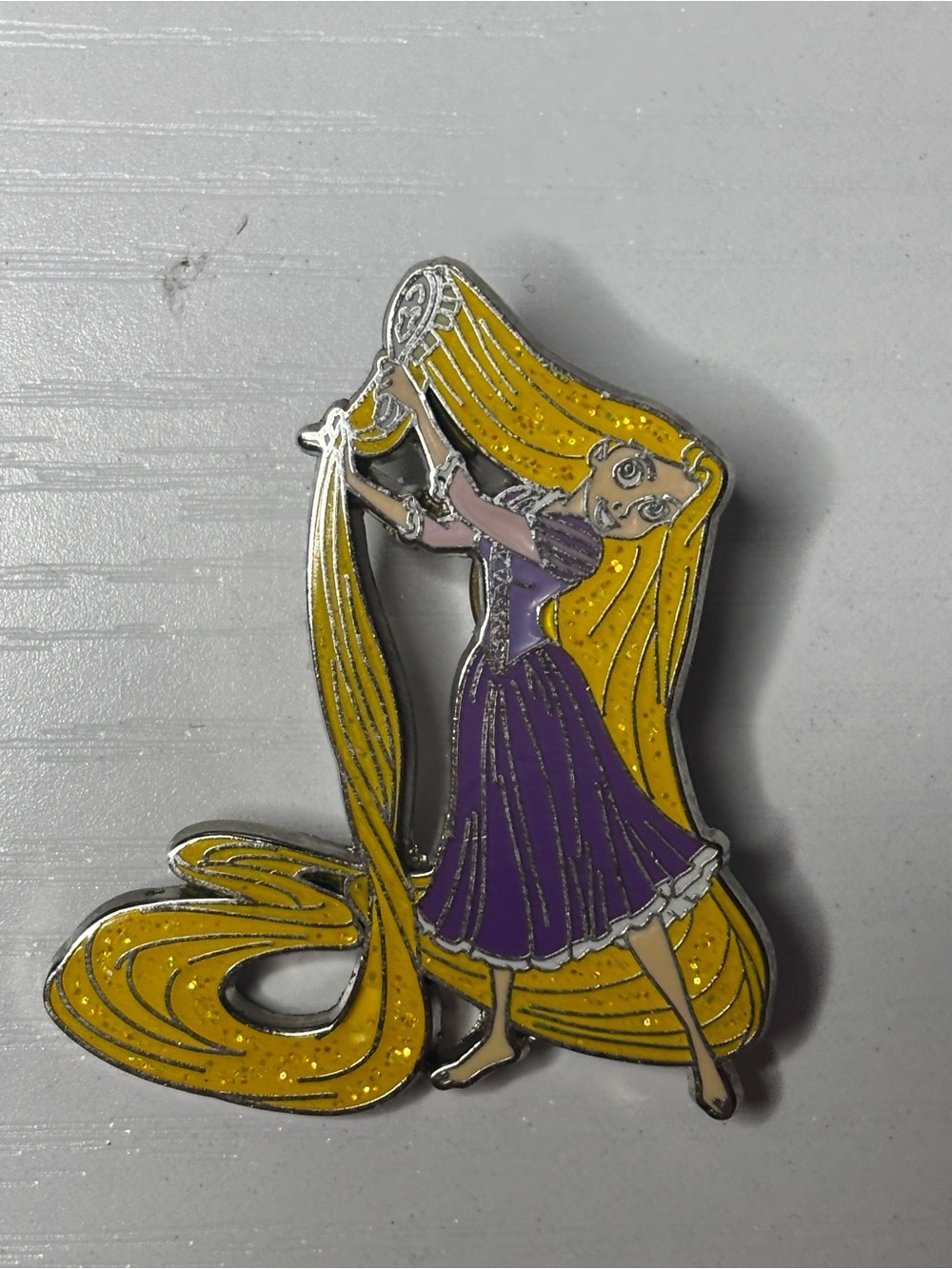 Disney Rapunzel Yellow and Purple Enamel Pin
